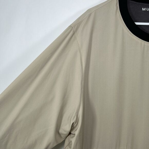 Municipal Sport Utility Gear Pullover Windbreaker Jacket Mens XXL 2XL Beige EUC - Picture 7 of 13